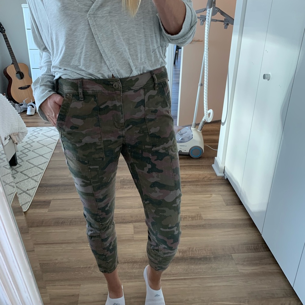 Anthropologie Camouflage Pants